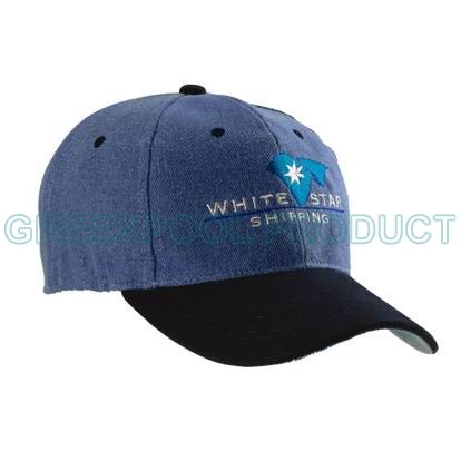 G3107 Washed denim peak baseball cap
